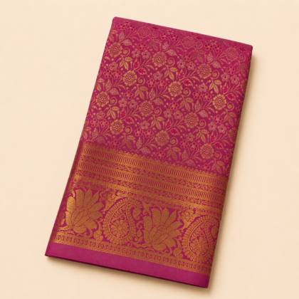 Pink Samudrika Pure Samudrika Silk Saree