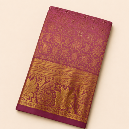 Light Pink Pure Samudrika Silk Saree